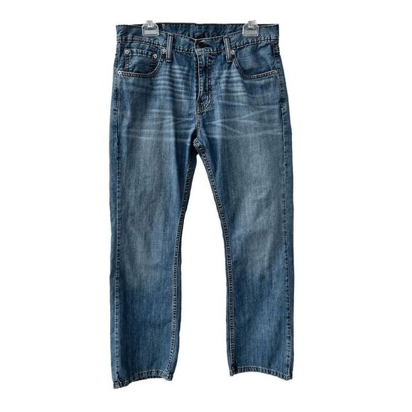 Levi's 527 denim Blue Jeans Straight Leg 33x 30 - Picture 1 of 9